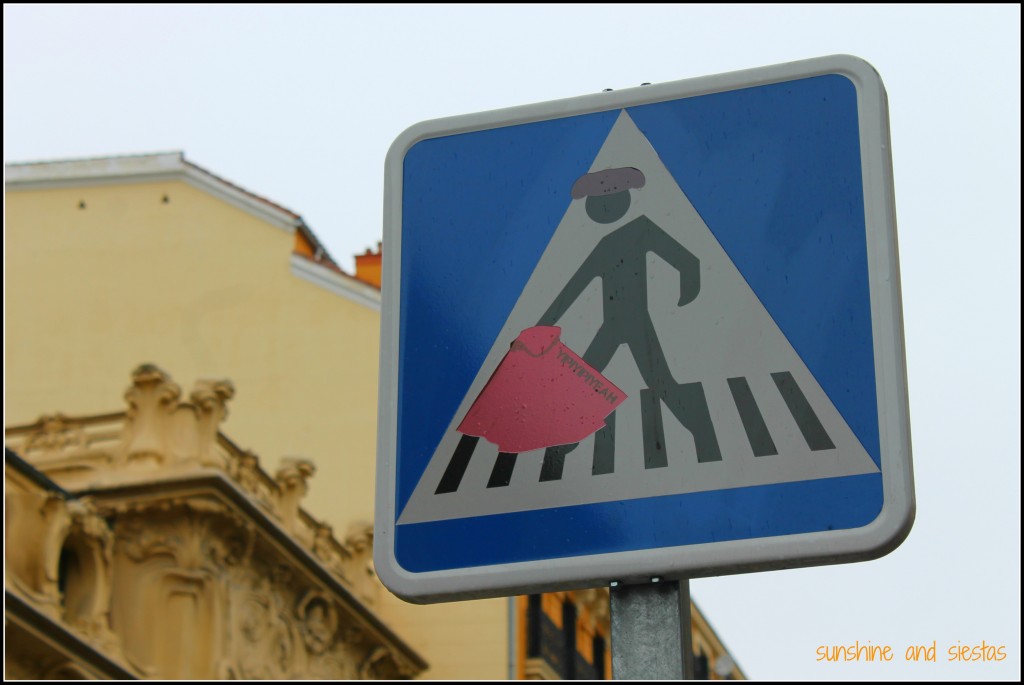 madrid street signs