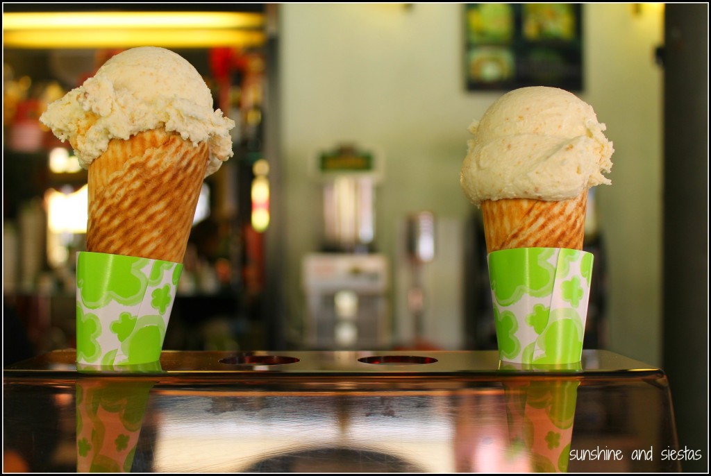 ice cream at La Fiorentina Seville